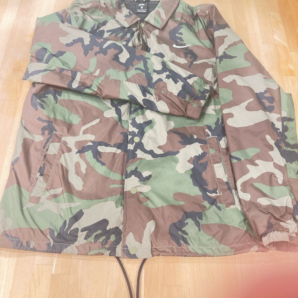 Nike Camo Coaches Jacket